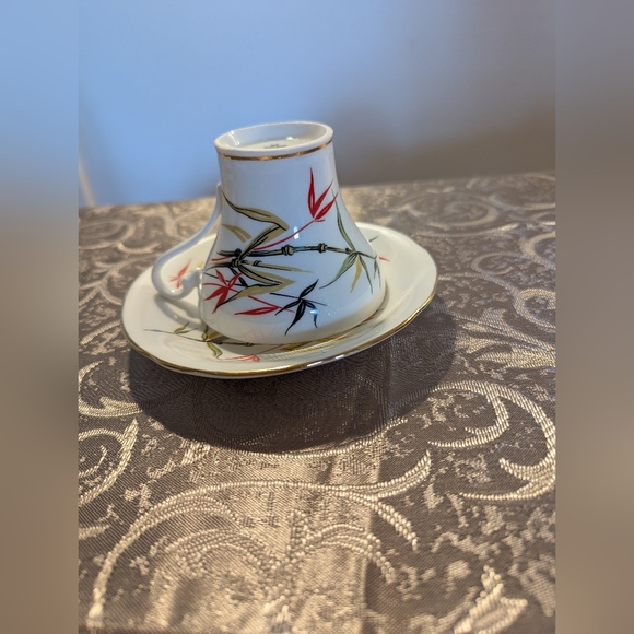 - - Rare Aynsley cup and saucer. Japanese like pattern with bamboo gr… - Picture 3 of 10
